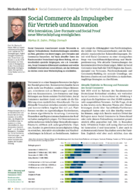 Dokument Social Commerce als Impulsgeber f&uuml;r Vertrieb und Innovation