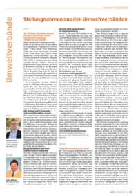 Dokument Stellungnahmen aus den Umweltverb&auml;nden
