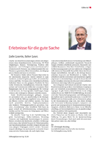 Dokument Erlebnisse f&uuml;r die gute Sache