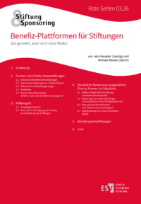 Dokument Benefiz-Plattformen f&uuml;r Stiftungen
