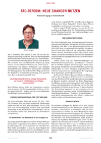 Dokument FAO-Reform: Neue Chancen nutzen