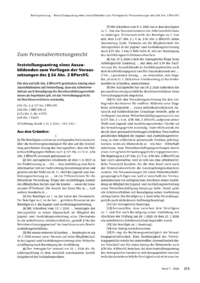 Dokument Feststellungsantrag eines Auszubildenden zum Vorliegen der Voraussetzungen des &sect; 56 Abs. 2 BPersVG