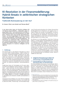 Dokument KI-Revolution in der Finanzmodellierung: Hybrid-Ansatz in zeitkritischen strategischen Kontexten