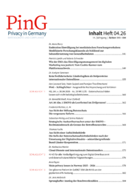 Dokument Inhalt / Impressum