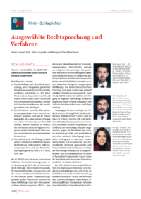 Dokument Schlaglicht 1: KG, Urt. v. 30.04.2026 &ndash; Az. 20 VKl 1/25 &ndash; Datenschutzsch&auml;den lassen sich nicht beliebig kollektivieren