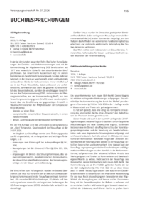 Dokument Buchbesprechungen