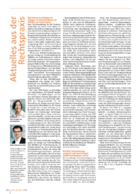 Dokument Aktuelles aus der Rechtspraxis