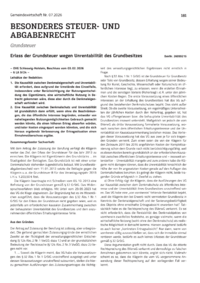 Dokument Erlass der Grundsteuer wegen Unrentabilit&auml;t des Grundbesitzes