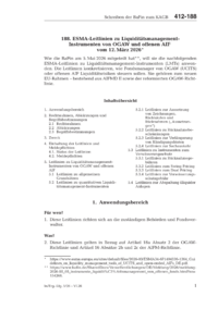 Dokument 188. ESMA-Leitlinien zu Liquidit&auml;tsmanagement-Instrumenten von OGAW und offenen AIF vom 12. M&auml;rz 2026