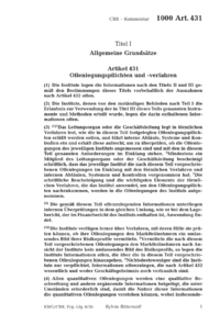 Dokument Artikel 431 Offenlegungspflichten und -verfahren