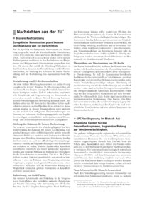Dokument Nachrichten aus der EU