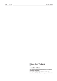 Dokument Aus dem Verband
