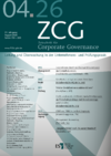 Zeitschrift f&uuml;r Corporate Governance Ausgabe 04 2026
