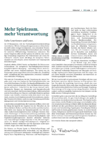 Dokument Mehr Spielraum, mehr Verantwortung