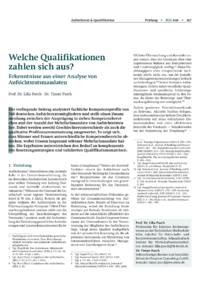 Dokument Welche Qualifikationen zahlen sich aus?