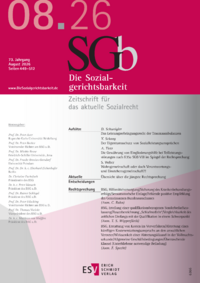 Dokument Die Sozialgerichtsbarkeit Ausgabe 08 2026