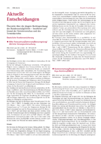 Dokument Aktuelle Entscheidungen
