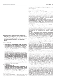 Dokument Grundsatz der Chancengleichheit und Gleichbehandlung von M&auml;nnern und Frauen in Arbeits- und Besch&auml;ftigungsfragen/Grundsatz der unionsrechtskonformen Auslegung des nationalen Rechts