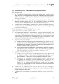 Dokument GefStoffV Erl&auml;uterungen: &sect; 11 Verwendungs- und T&auml;tigkeitsbeschr&auml;nkungen f&uuml;r Asbest