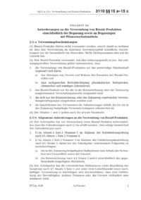 Dokument GefStoffV Erl&auml;uterungen: &sect;&sect; 15a-15c Verwendung von Biozid-Produkten