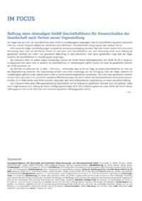 Dokument Im Focus/Impressum
