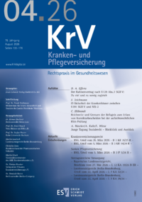 Dokument KrV Kranken- und Pflegeversicherung Ausgabe 04 2026