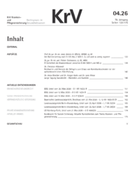 Dokument Inhaltsverzeichnis / Impressum