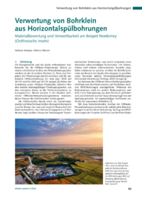 Dokument Verwertung von Bohrklein aus Horizontalsp&uuml;lbohrungen