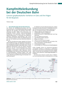 Dokument Kampfmittelerkundung bei der Deutschen Bahn