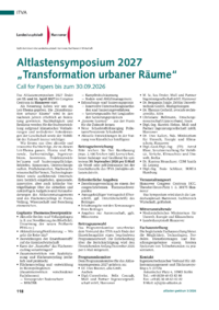 Dokument Altlastensymposium 2027 &bdquo;Transformation urbaner R&auml;ume&ldquo;