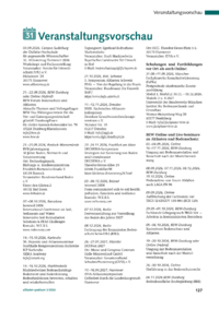 Dokument Veranstaltungsvorschau