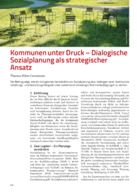 Dokument Kommunen unter Druck &ndash; Dialogische Sozialplanung als strategischer Ansatz