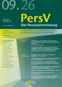 Dokument Die Personalvertretung Ausgabe 09 2026