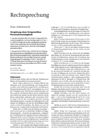 Dokument Verg&uuml;tung eines freigestellten Personalratsmitglieds