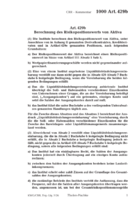 Dokument Artikel 429b Berechnung des Risikopositionswerts von Aktiva