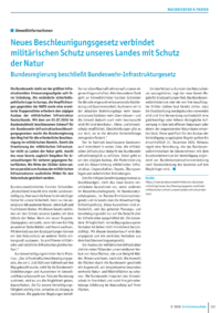 Dokument Neues Beschleunigungsgesetz verbindet milit&auml;rischen Schutz unseres Landes mit Schutz der Natur