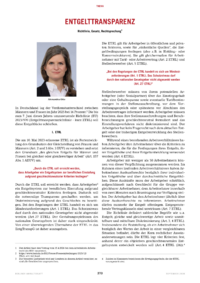 Dokument Entgelttransparenz
