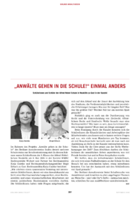 Dokument &bdquo;Anw&auml;lte gehen in die Schule!&ldquo; einmal anders