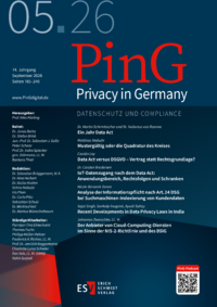 Dokument PinG Privacy in Germany Ausgabe 05 2026