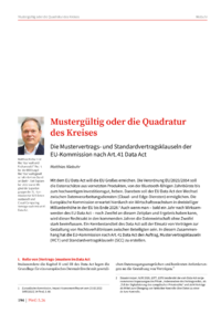 Dokument Musterg&uuml;ltig oder die Quadratur des Kreises