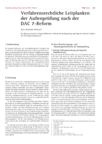 Dokument Verfahrensrechtliche Leitplanken der Au&szlig;enpr&uuml;fung nach der DAC 7-Reform