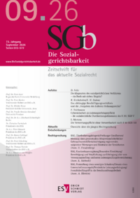 Dokument Die Sozialgerichtsbarkeit Ausgabe 09 2026