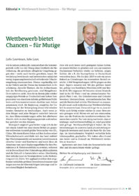 Dokument Wettbewerb bietet Chancen &ndash; f&uuml;r Mutige