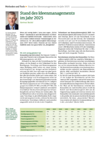 Dokument Stand des Ideenmanagements im Jahr 2025
