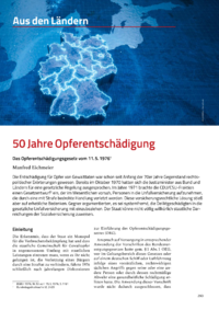 Dokument 50 Jahre Opferentsch&auml;digung