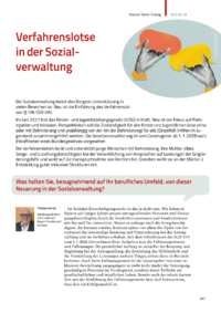 Dokument Verfahrenslotse in der Sozialverwaltung