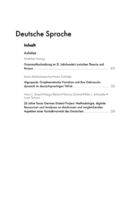 Dokument Inhaltsverzeichnis