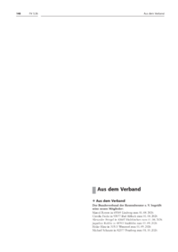 Dokument Aus dem Verband