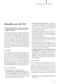 Dokument European Declaration on Heat and Health: Gesundheitssektor fordert verbindlichen Hitzeschutz von der EU