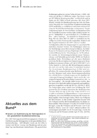 Dokument Aktuelles aus dem Bund